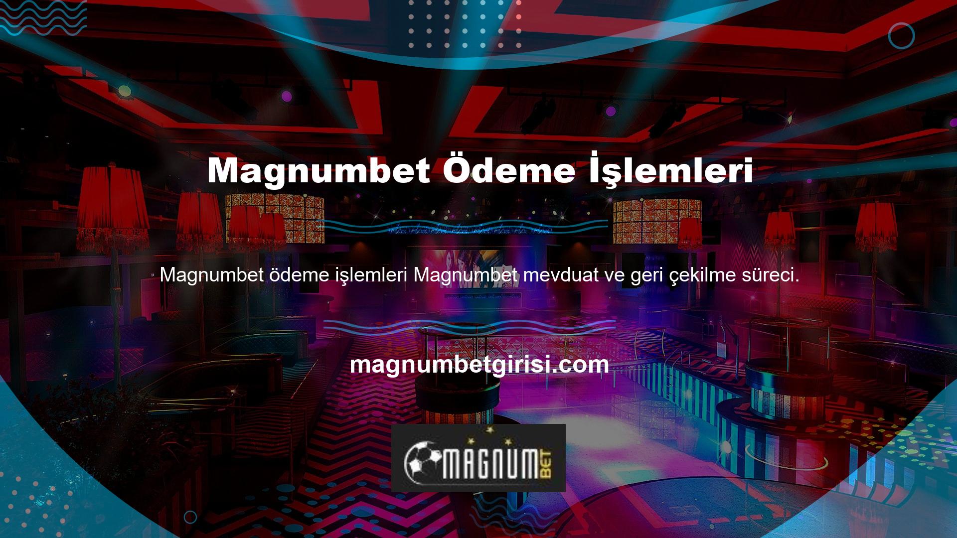 Magnumbet depozito ve geri çekilmenin 5 dakika içinde tamamlanabileceği birkaç casino alanından biridir